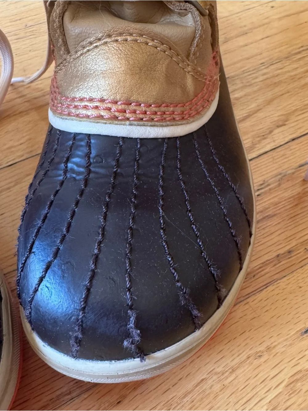 Sorel Kids Black and Gold Faux-Fur Winter Boots